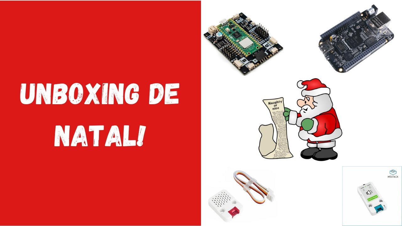 Unboxing de Natal - BeagleBone Black, Pimoroni Inventor 2350W, M5Stack, Zigbee e muito mais...