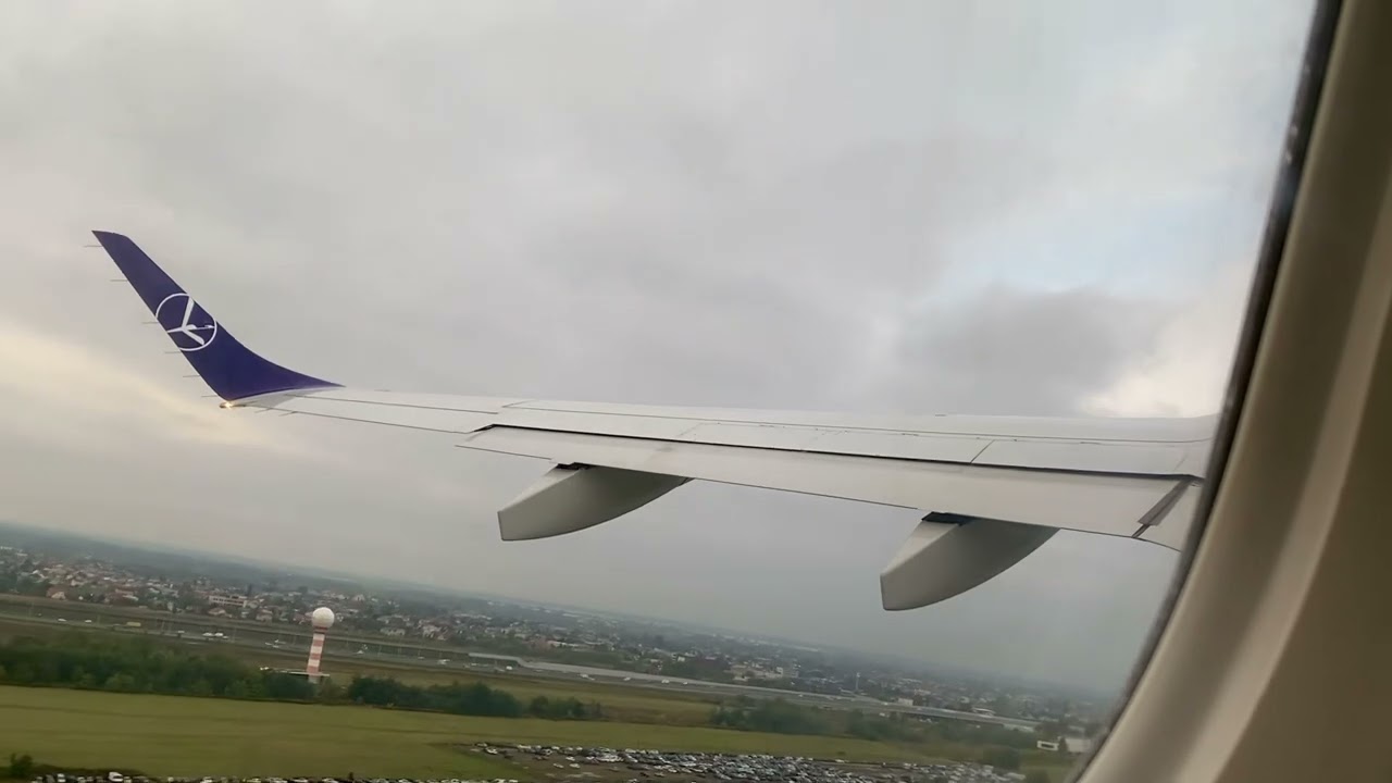 LOT departure Warsaw Chopin Airport