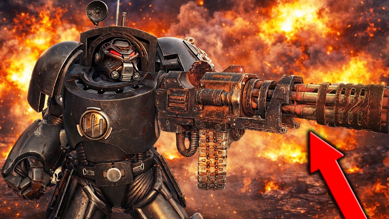 TERMINATOR WITH A GATLING CANNON?! Iron Hands vs Tyranids | Space Marine 2 (4K, Mod)