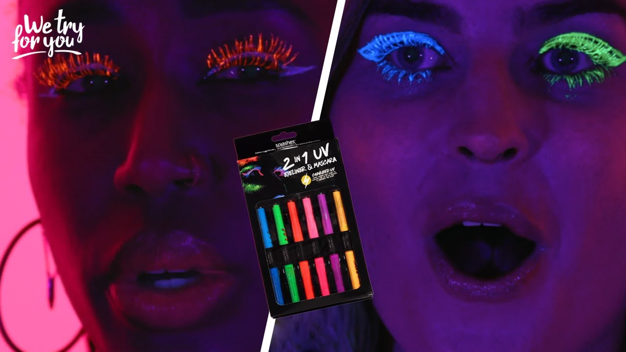 We Tried GLOW IN THE DARK MAKEUP! | We Try For You