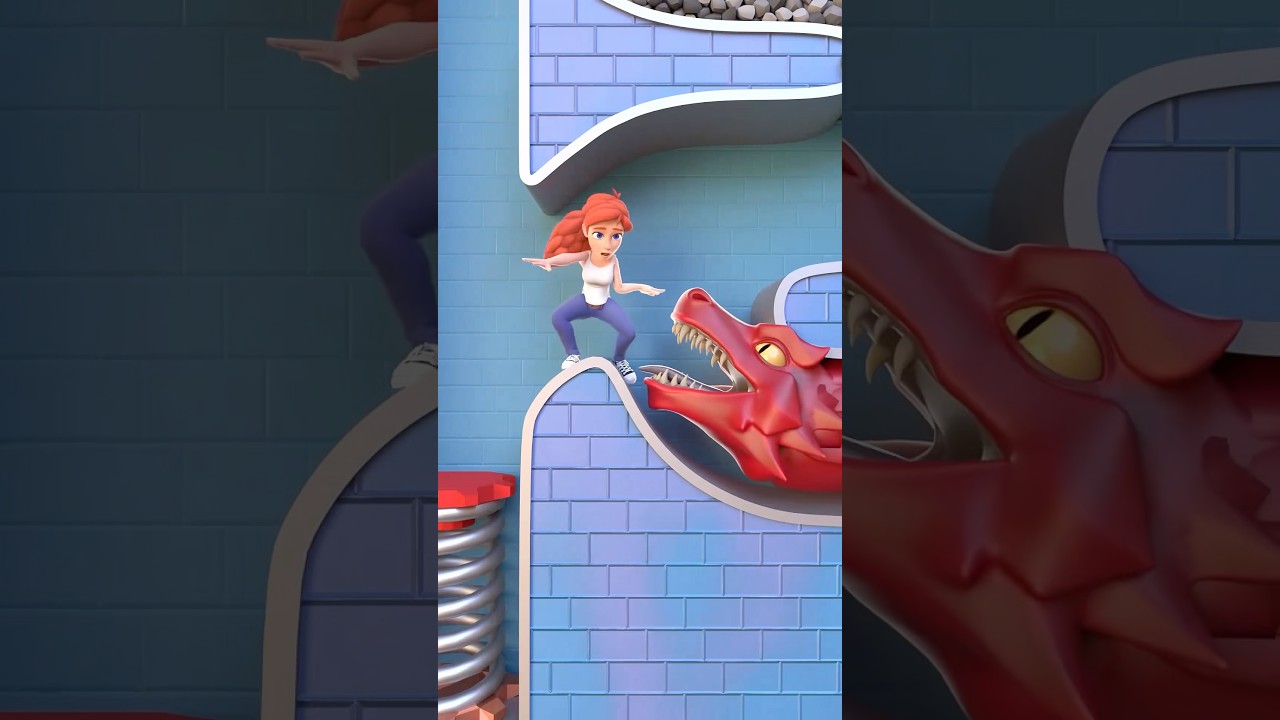 Will The Girl Survive! Match Factory Mobile Puzzle Game!😎 #shorts #gamereviews