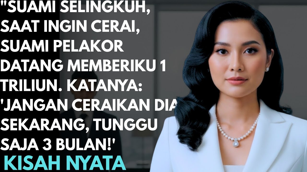 SAAT AKU INGIN CERAI, SUAMI PELAKOR TIBA-TIBA MEMBERIKU CEK SENILAI 1T, DIA MENGUNGKAPKAN SESUATU...