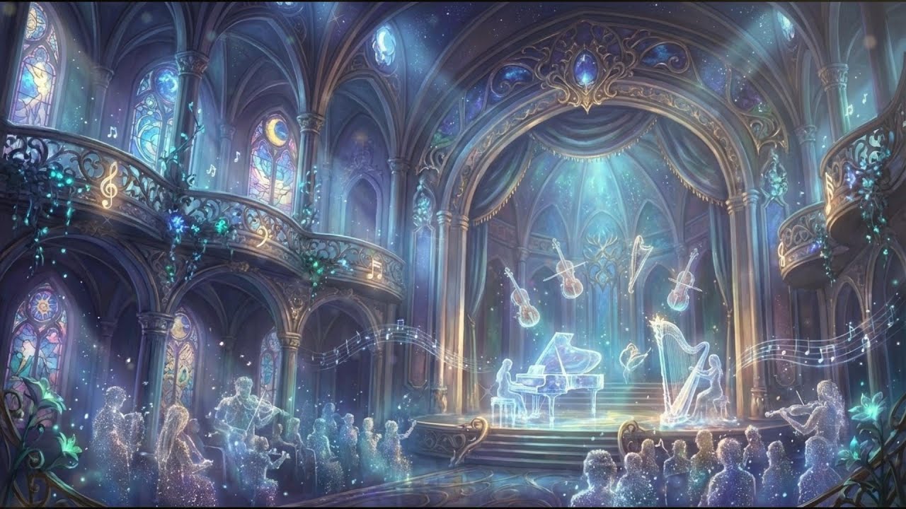【Celtic Music】Echoes of the Celestial Hall | 2 Hours | D&D / TTRPG【ケルト音楽/作業用・勉強用・睡眠用BGM】