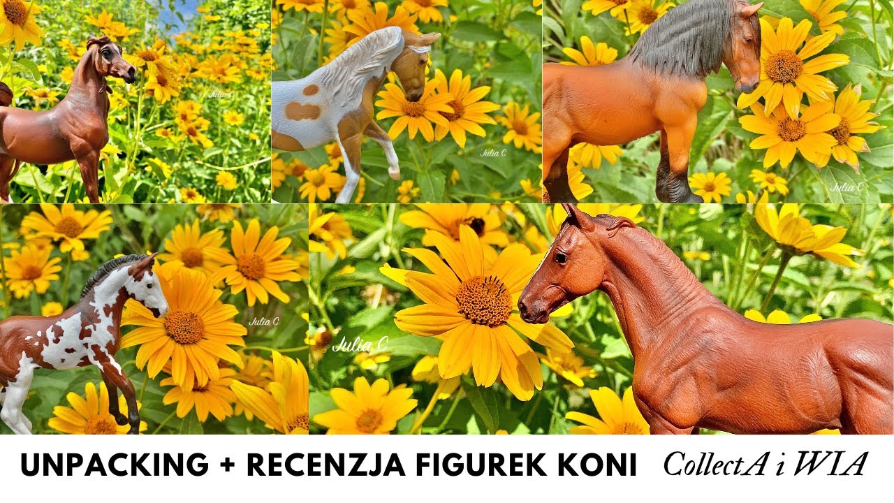Unpacking #137 - Konie CollectA i nowy model WIA + recenzja figurek koni  🐎💕