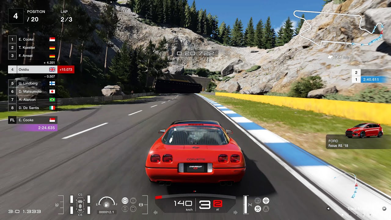 Gran Turismo 7 - Chevrolet Corvette ZR-1 (C4) 1989 - Gameplay (PS5 UHD) [4K60FPS]