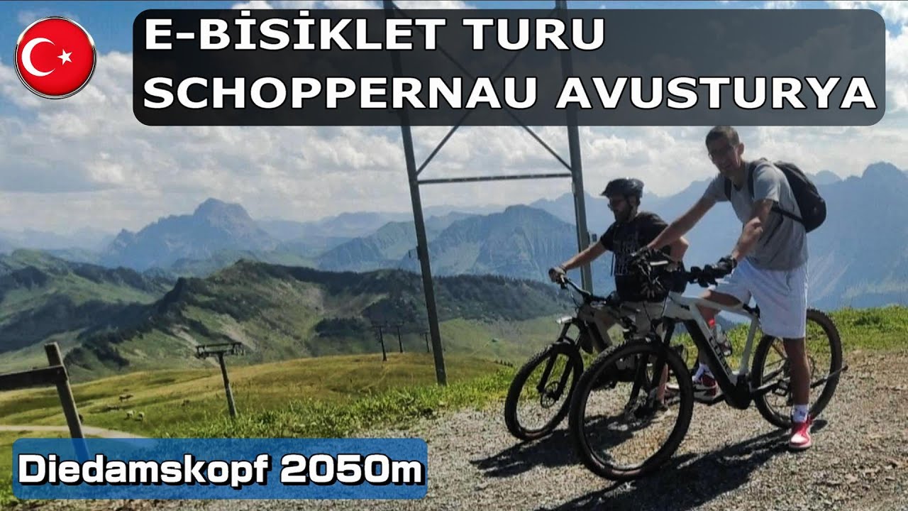 E Bisiklet Turu Schoppernau Avusturya 2050m