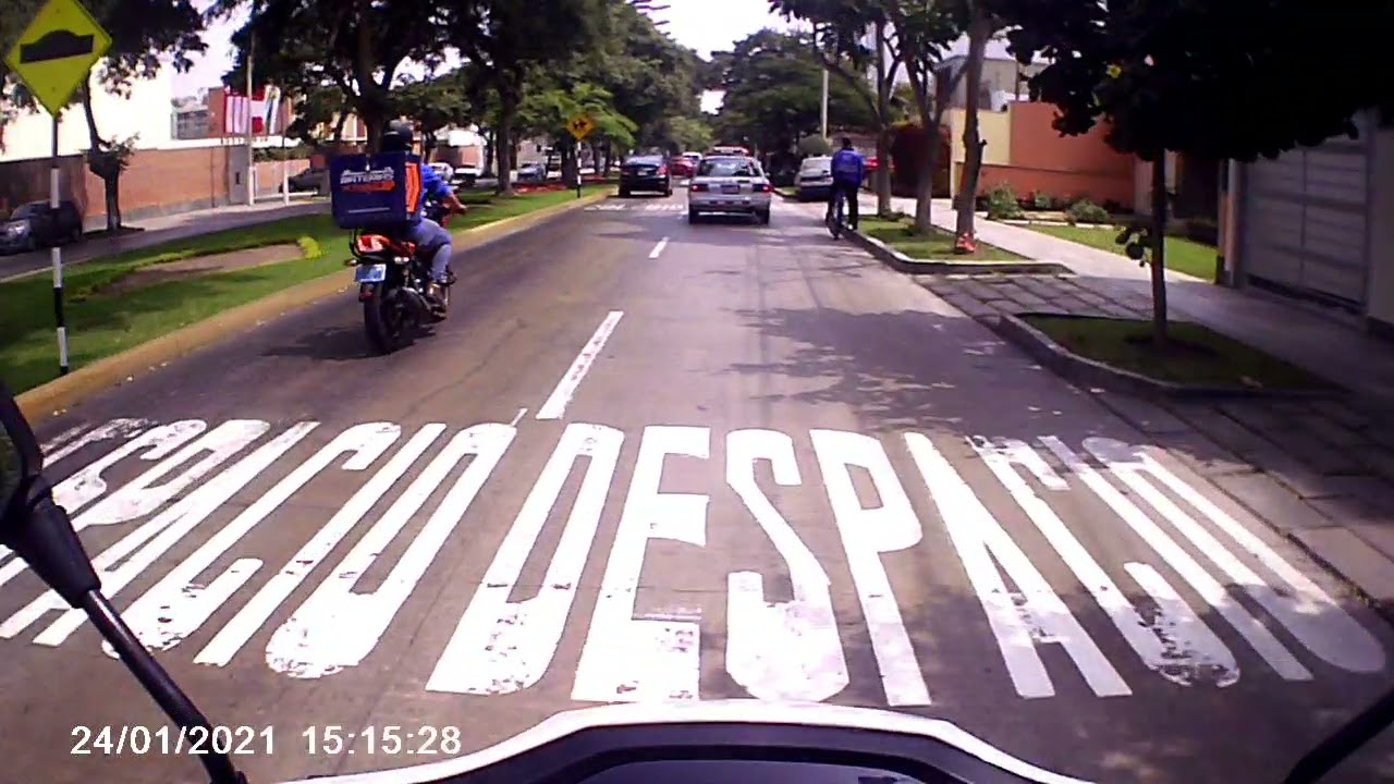 Ruta Surco-Miraflores (Ida/Vuelta) en Pandemia - Moto Scooter Eléctrica 《Leopard TailG de Greenline》
