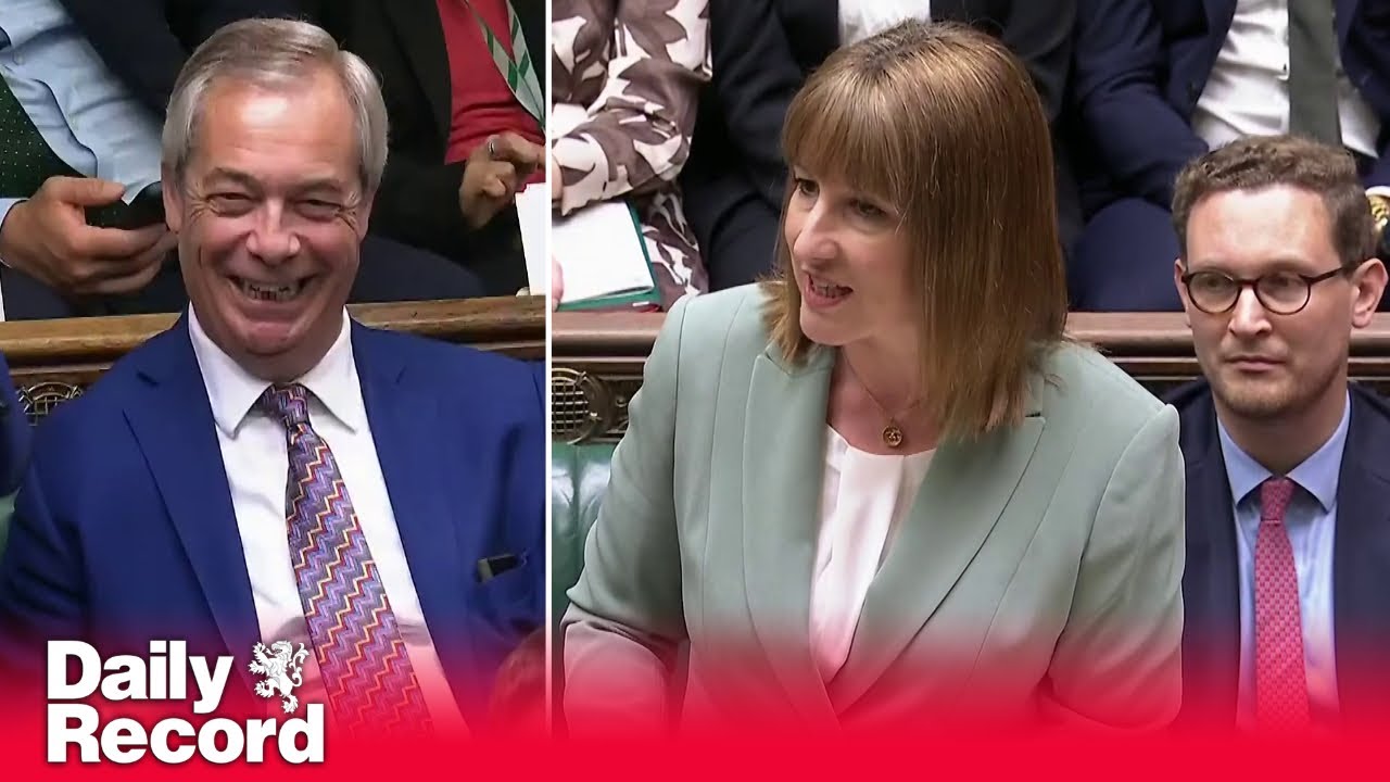 Rachel Reeves mocks Nigel Farage during her spending review