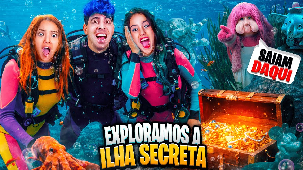 ENCONTRAMOS A NAMORADA DO BOCHECHUDÃO FOFÃO!! MERGULHAMOS EM UMA ILHA SECRETA