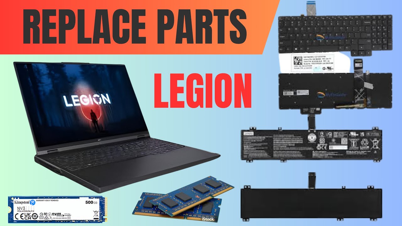 How to Replace Lenovo Legion Pro 5 Battery SSD RAM KEYBOARD- Step-by-Step