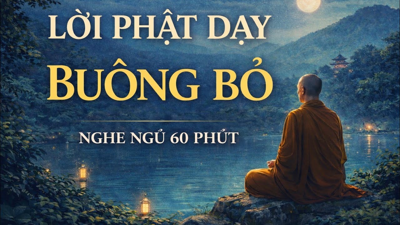LỜI PHẬT DẠY VỀ BUÔNG BỎ | Nghe Để Ngủ Ngon, Tâm An Mỗi Đêm (60 Phút)