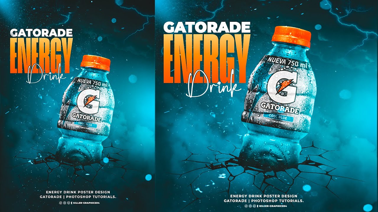 Gatorade Energy Drink Poster Design