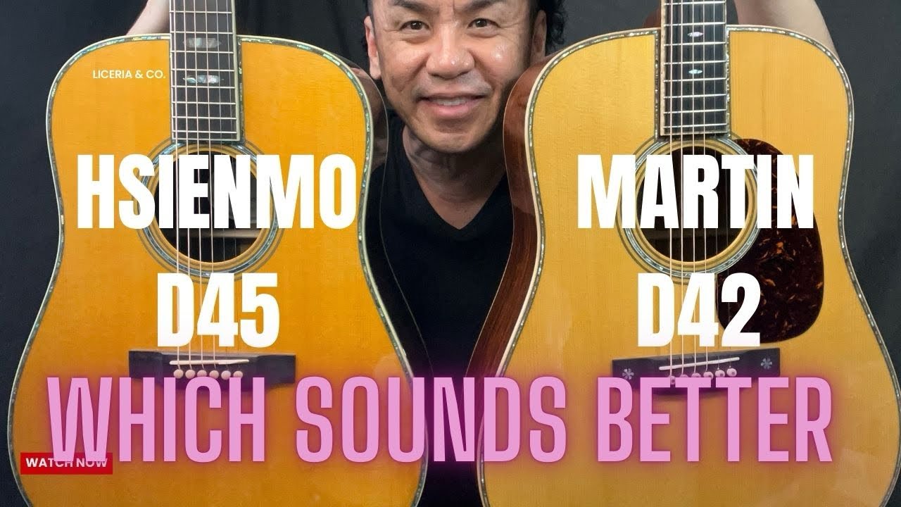 SHOOTOUT - D42 VS D45 - Martin VS HSIENMO Guitars in Action 