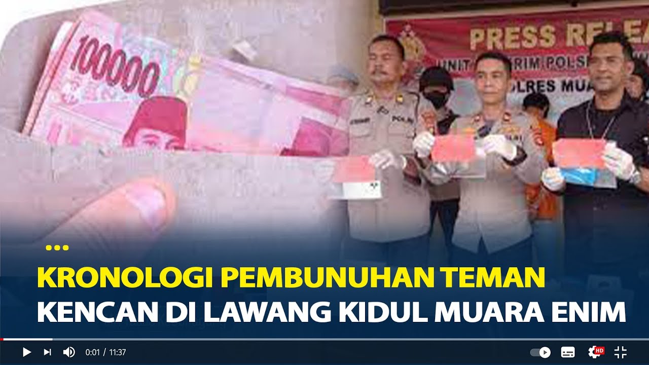 Alfis Takut Diteriaki Maling, Kronologi Pembunuhan Teman Kencan di Lawang Kidul Muara Enim