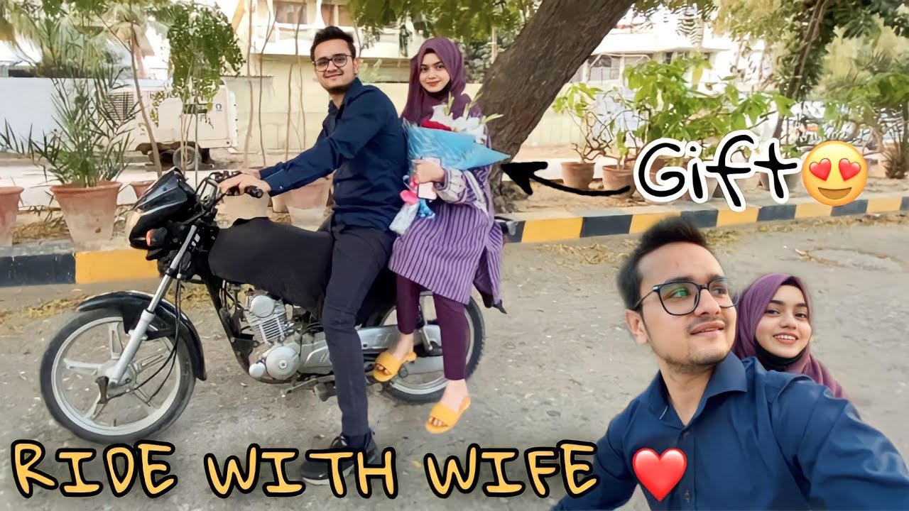 Aj first time yusra k sath bike chalai❤️|| bohot maza aya🥰