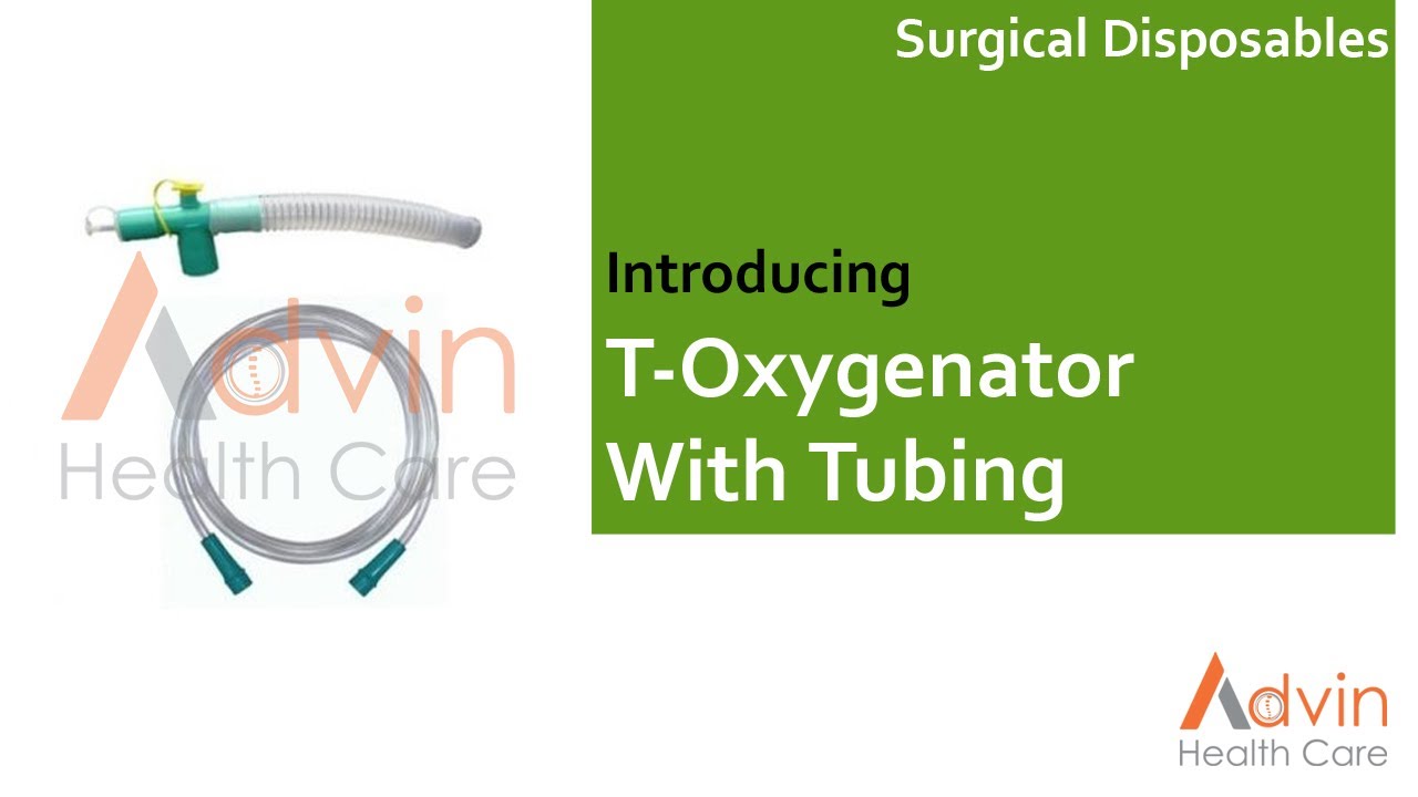 T Oxygenator With Tubing