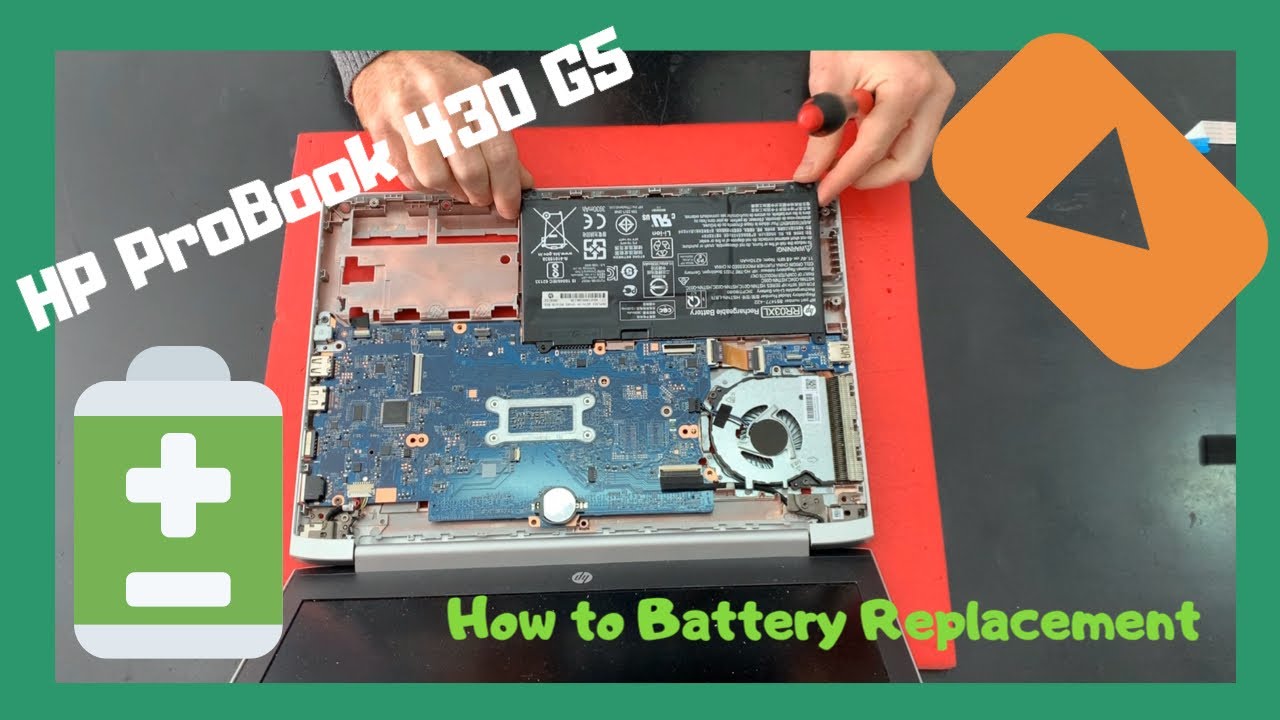 How to Battery Replacement HP ProBook 430 G5 disassembly
