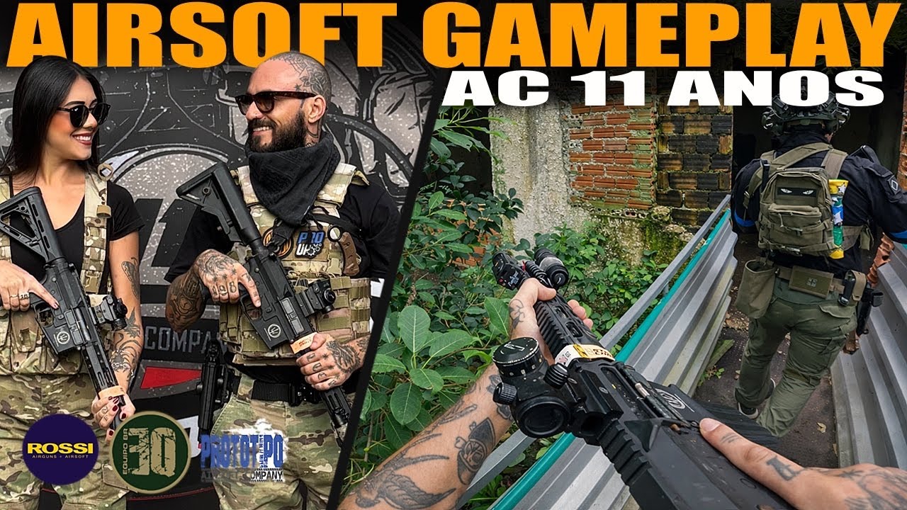 11 ANOS DE AIRSOFT COMPANY - GAMEPLAY COM NEPTUNE 10 PLUS