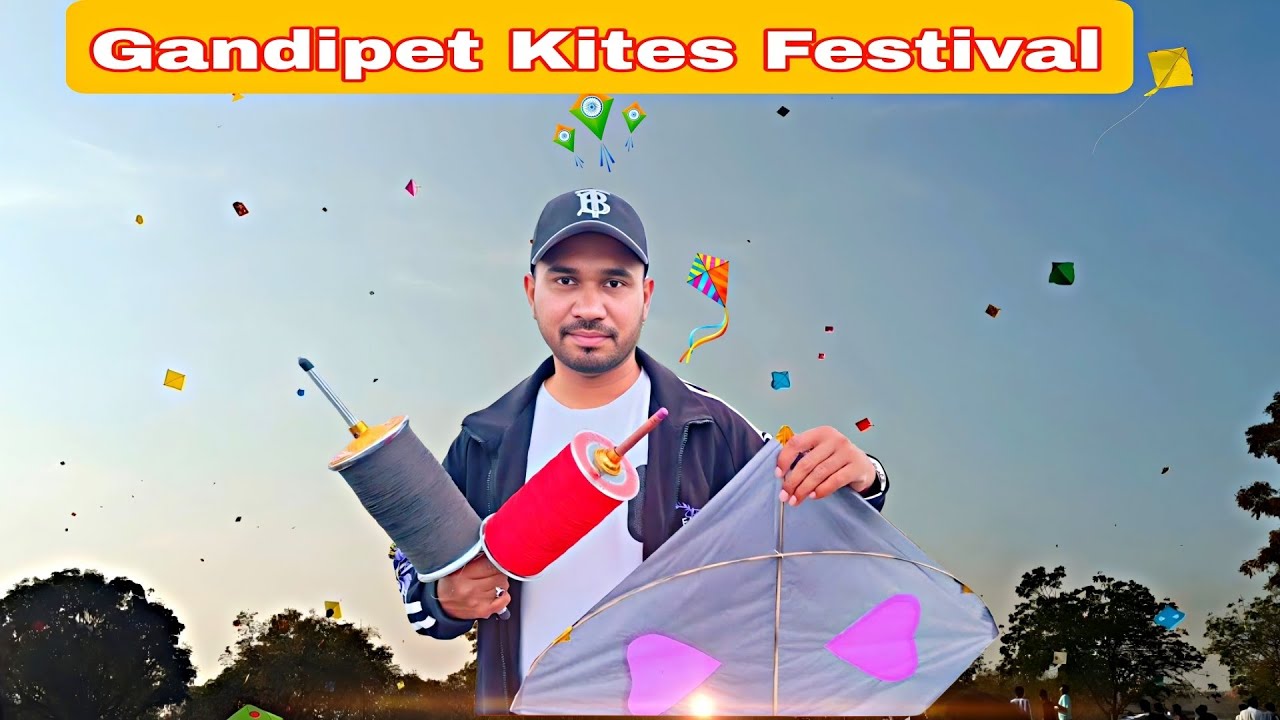 Kite Flying On 26 Jan Republic Day at Hyderabad Gandipet| 20+ Kite cut & 7 kites looted #kitesflying