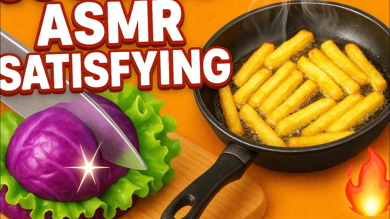 ASMR Cookingdom: Sons Satisfat&oacute;rios de Cozinha | Sem Fala&rdquo;ASMR  #ASMRsatisfatorio #SonsRelaxantes
