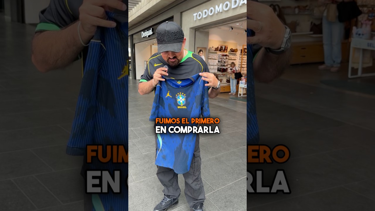 &iexcl;COMPRANDO EL NUEVO JERSEY JORDAN DE BRASIL! 😍🇧🇷#Futbol #Jordan #Brasil #MichOficial