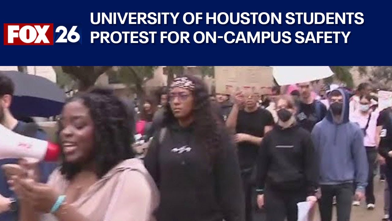 University of Houston crimes prompt student protest for safety