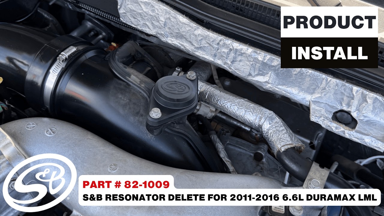 S&B Resonator Delete Install | 2011-16 GM/Chevy LML 6.6L