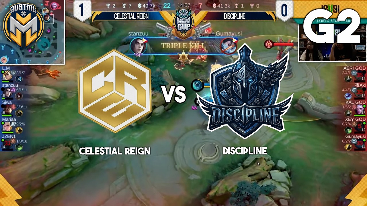 DISCIPLINE vs CELESTIAL REIGN - GAME 2 | Playoffs | Just ML Community Cup