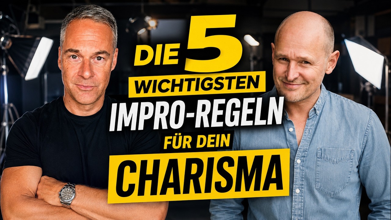 Was sind die 5 wichtigsten Impro Techniken? Der Talk mit Hendrik Martz und Alex Roger Wolf