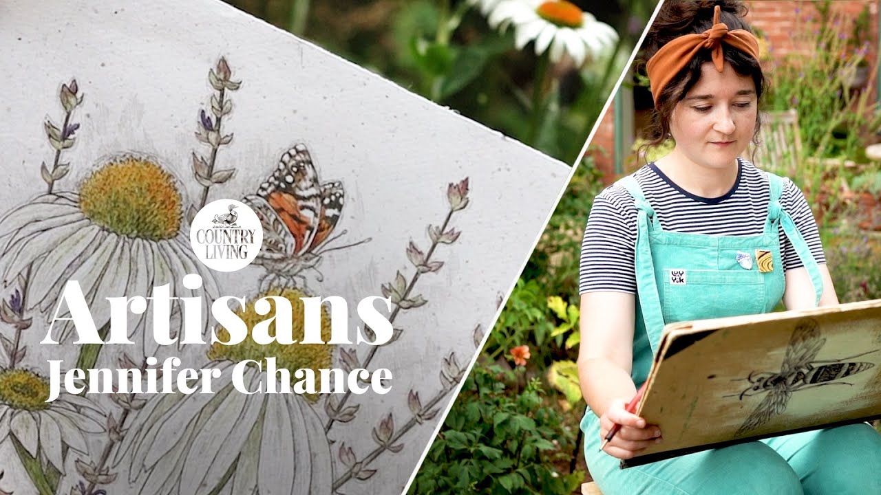 Artisans in Action: Jennifer Chance, illustrator and painter | Country Living UK