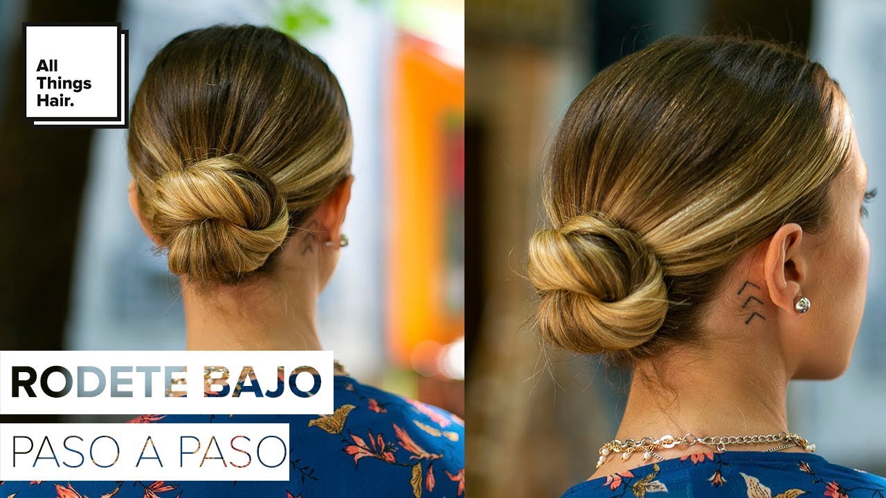 Cómo hacer un rodete bajo | El recogido más fácil