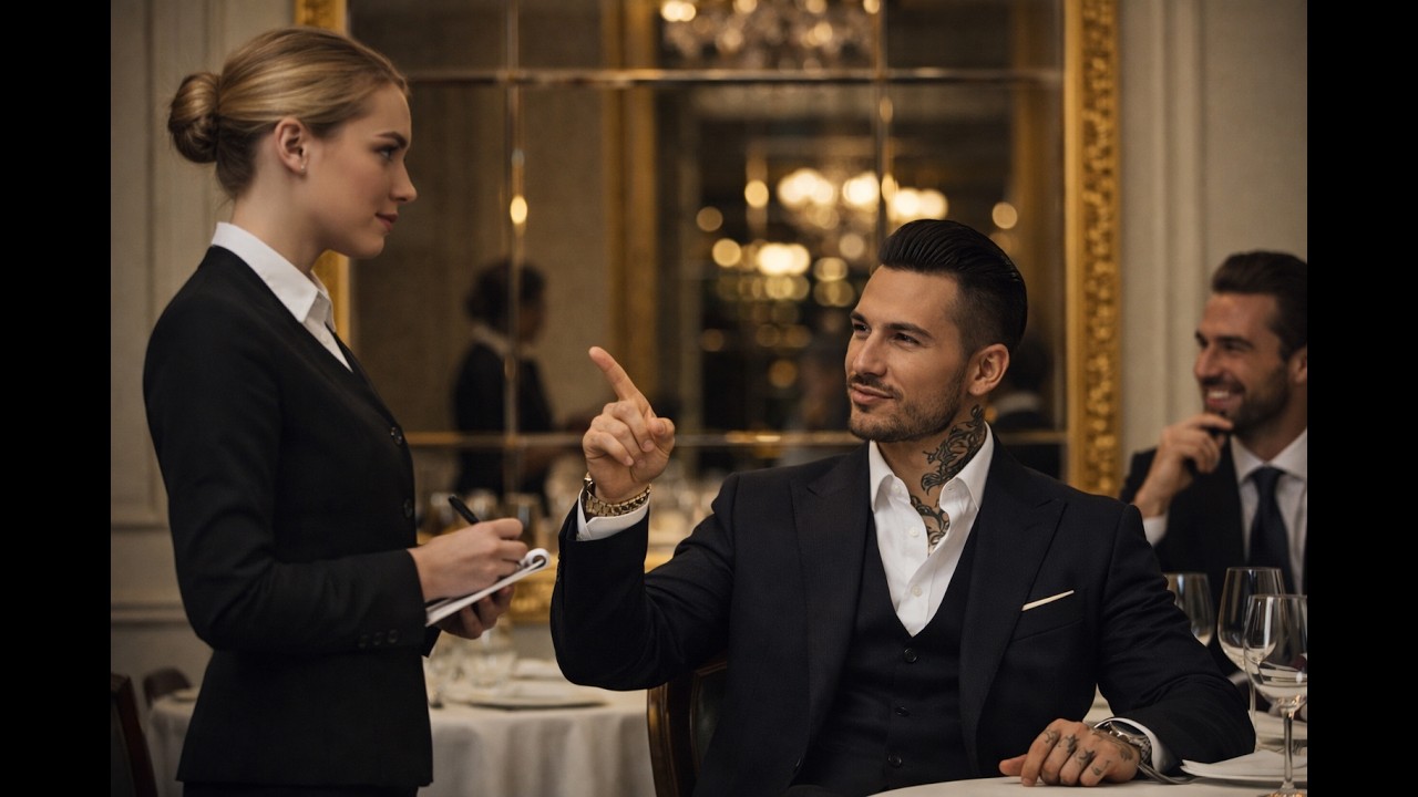 Mafia Boss Orders in a Foreign Language to Humiliate the Waitress —He Went Speechless At Her Retort