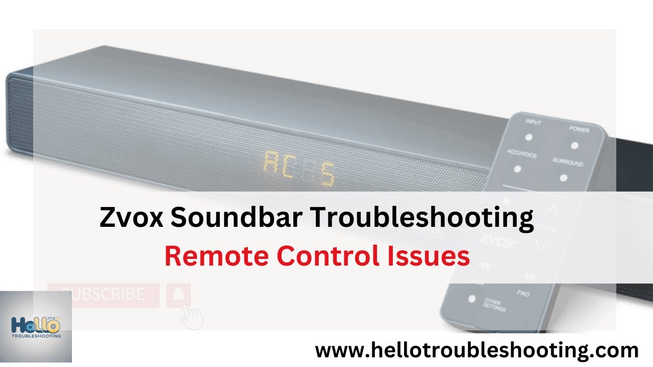 Fix Zvox Soundbar Remote Issues: Easy Troubleshooting Tips!