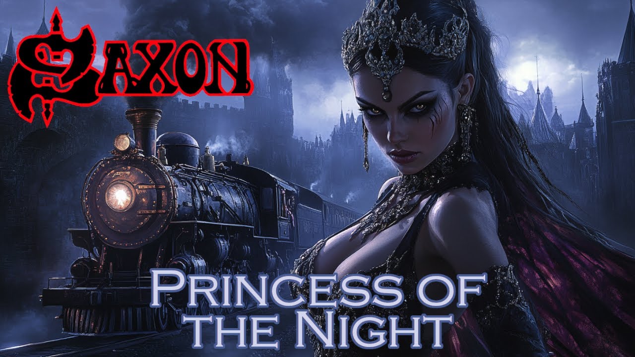 Princess of the Night от Saxon - с текстами + изображениями, созданными ИИ (Субтитры на русском)