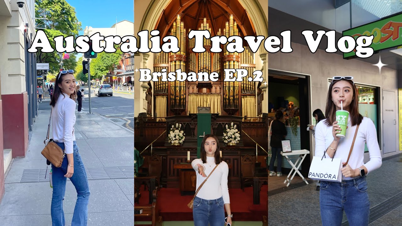 ｜澳洲自由行EP.2🇦🇺🦘｜布里斯本賭場初體驗🎰/皇后街👑/必買Pandora/Coles超市採購/Australia Brisbane｜瑜茜Ritaaaaa's vlog#040｜