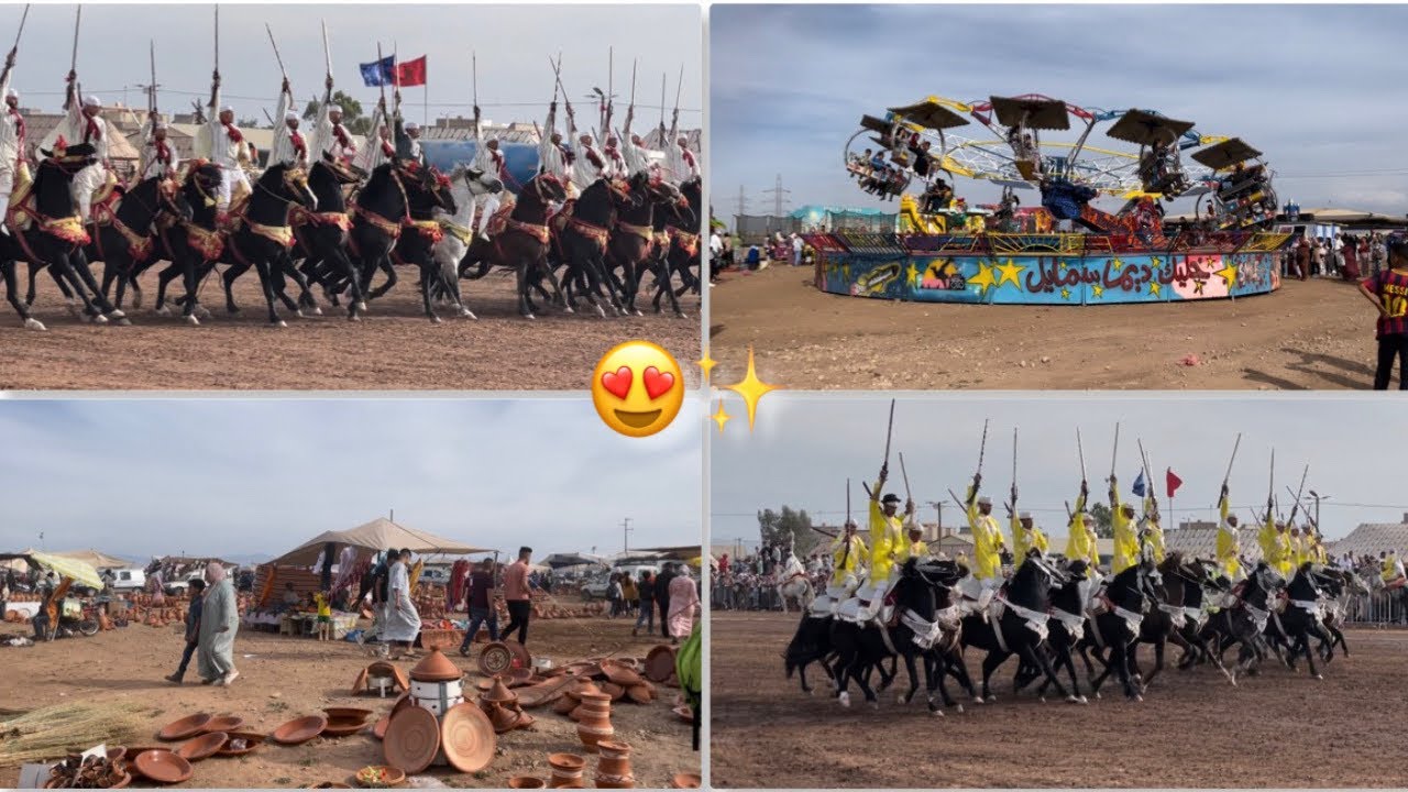 أجواء رائعة😍في موسم 🐴الكريفات دوار الجديد بمدينة الفقيه بن صالح فرجة ممتعة✨🫶🏻