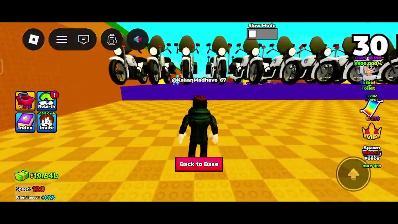 Roblox steal a brainrot from police cars game