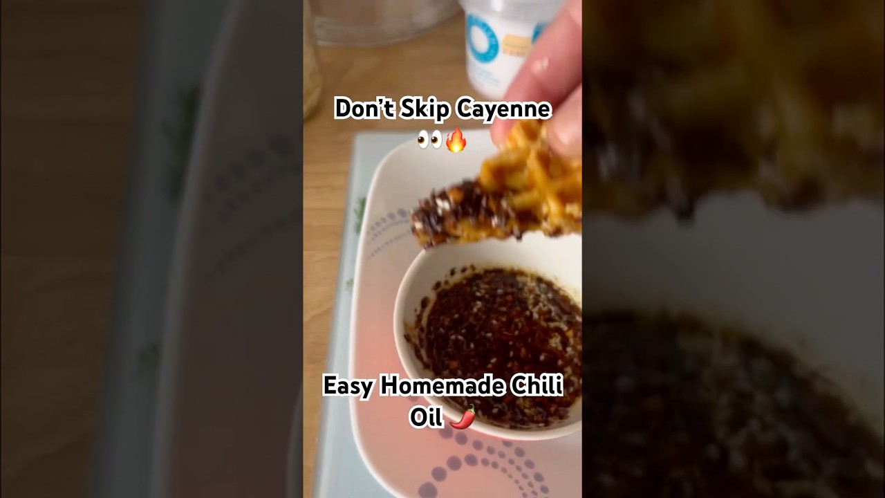 Easy Homemade Chili Oil 🌶🔥 5-Minute Pantry Recipe With Cayenne