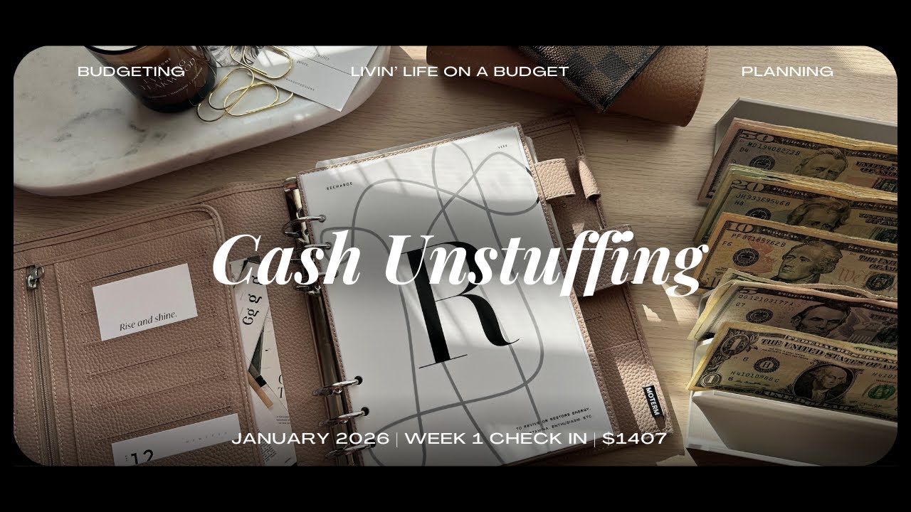 First Cash Unstuffing of 2026 | Week 1 Check in | $1407
