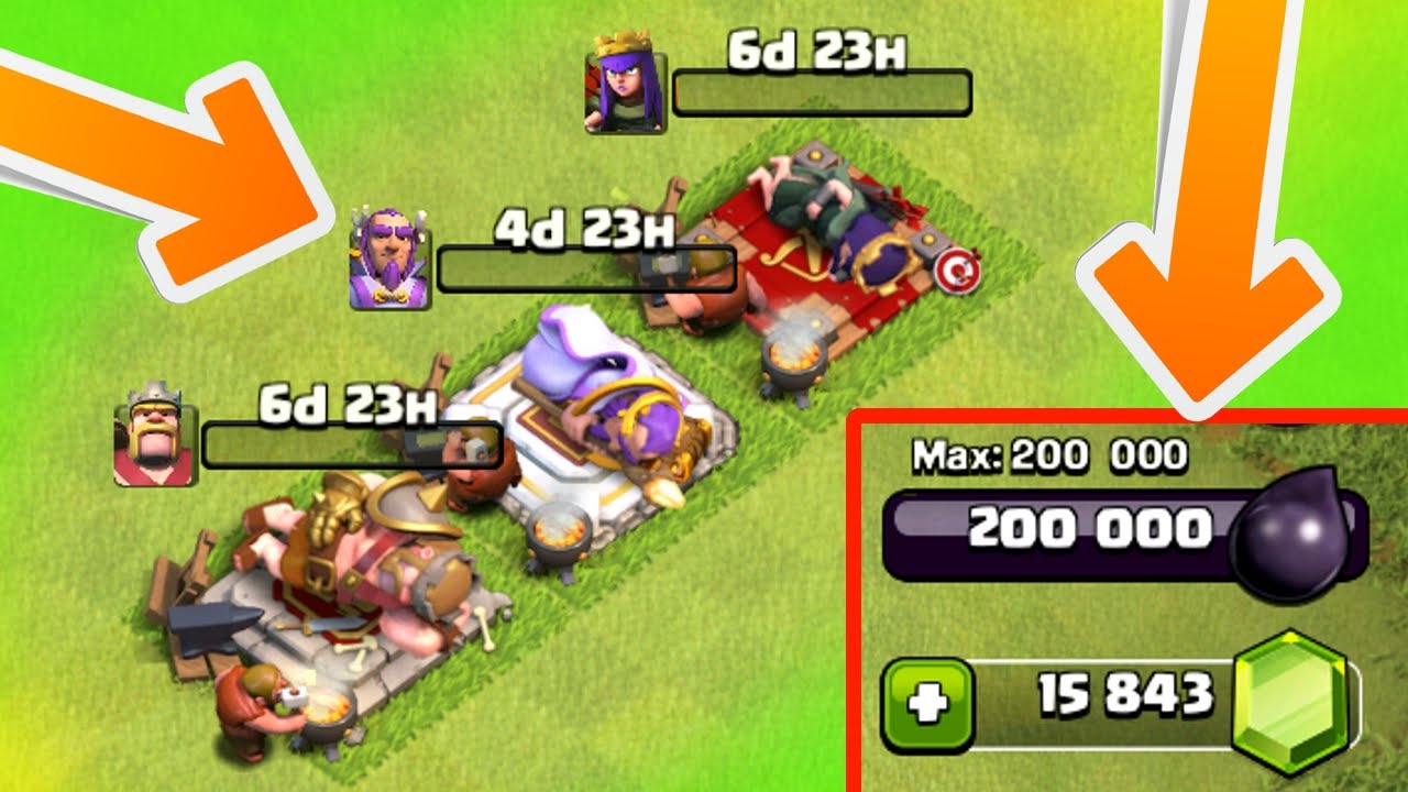 Clash Of Clans - EPIC TRIPLE HERO GEM SPREE!!! - HOW FAR CAN 14,000+ GEMS GO!?!