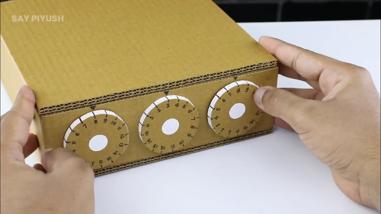 DIY Cardboard Locker Box - Easy Step-by-Step Tutorial | Perfect for Organizing