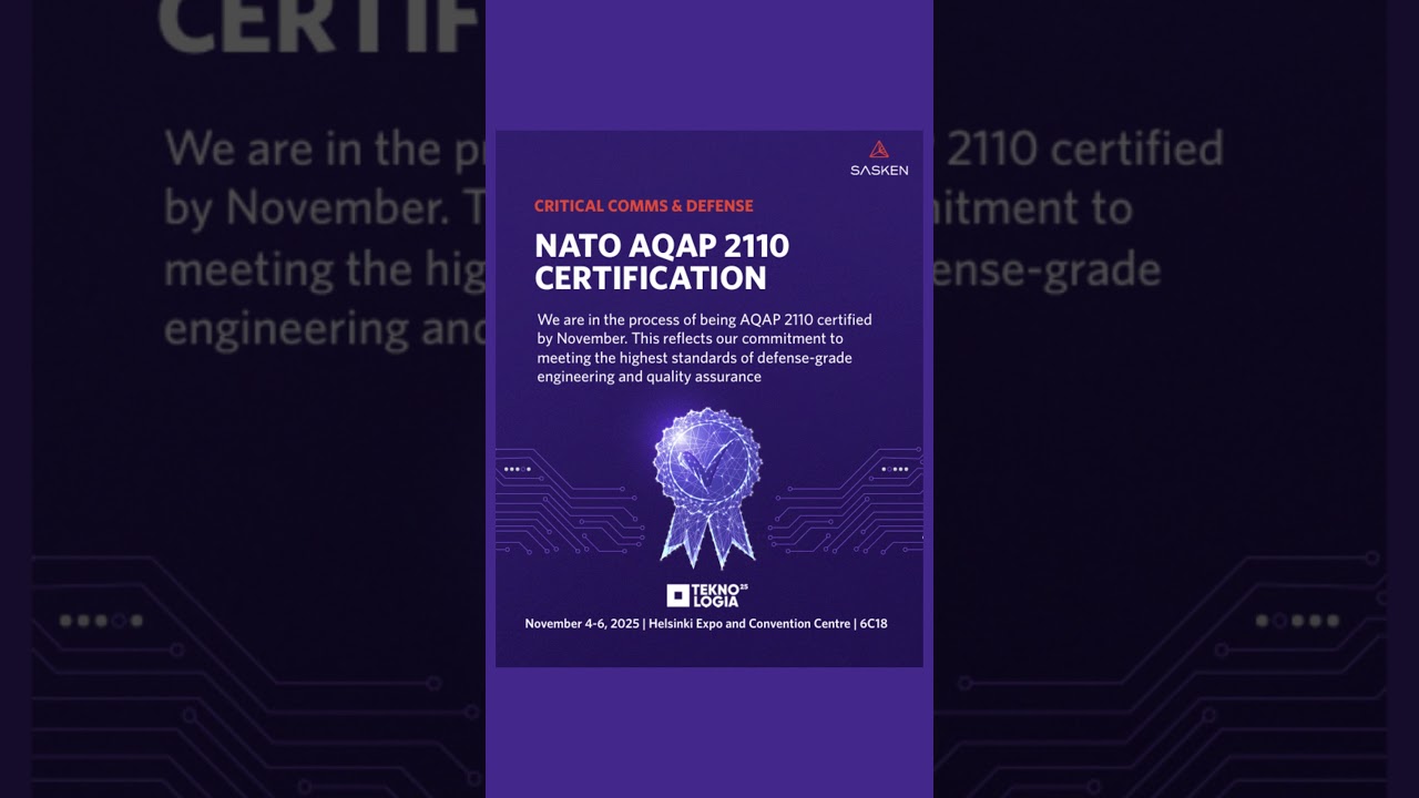 Critical Comms & Defense &ndash; Advancing Reliability, Quality, and Trust Through AQAP 2110 Certification