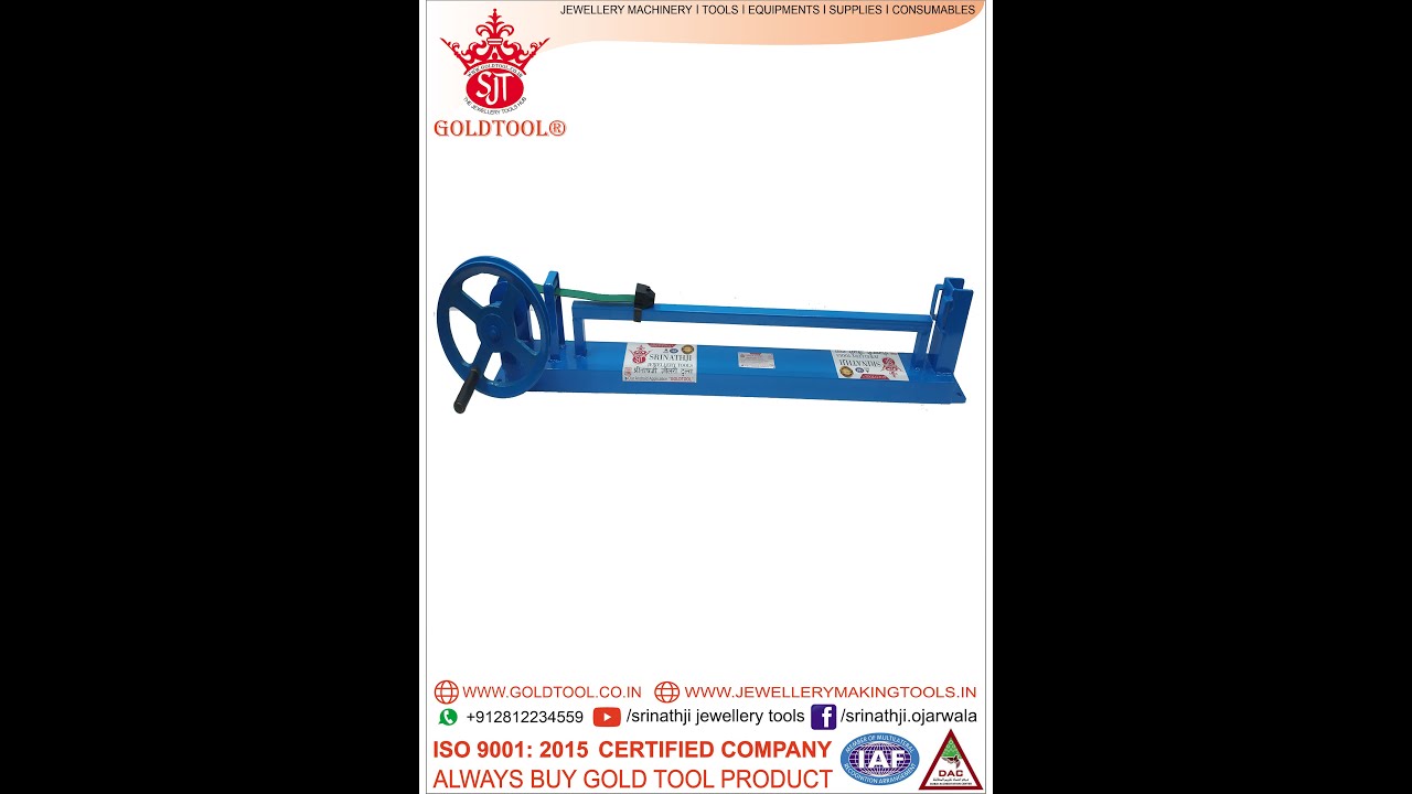 GOLD TOOL® WIRE DRAWING HAND OPERATED - SRINATHJI JEWELLERY TOOLS