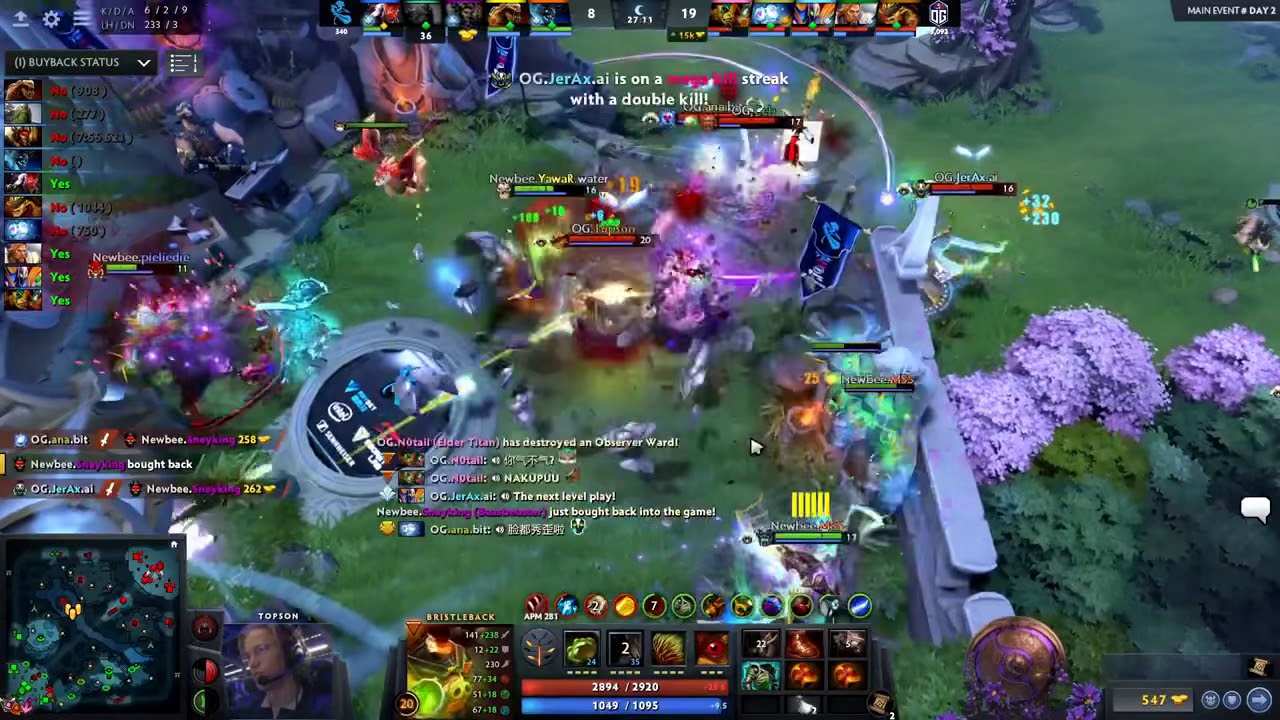 OG. Topson Bristleback fountain Dive