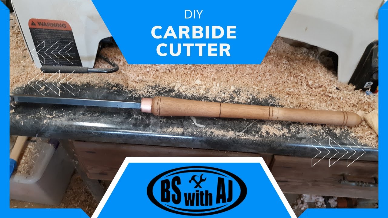 DIY Carbide Cutter Wood Lathe Tool Full Video
