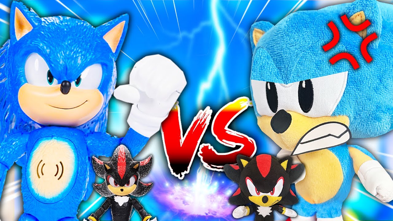 Игрушки Sonic против Sonic из фильма! - Super Sonic Bizarre