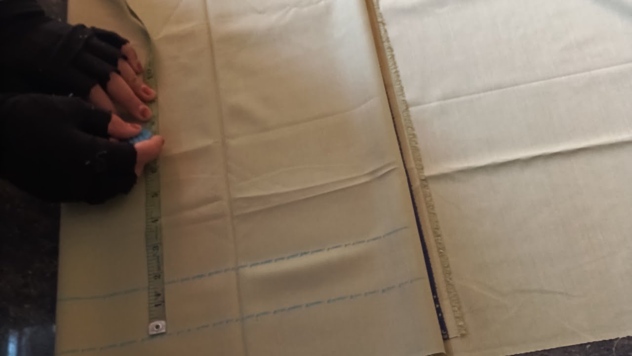 10 aur 11 sal ke bacche ke bagair Kali wala kurta cutting karne Ka Tarika