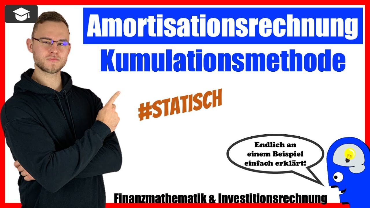 Amortisationsrechnung Kumulationsmethode einfach erkl&auml;rt
