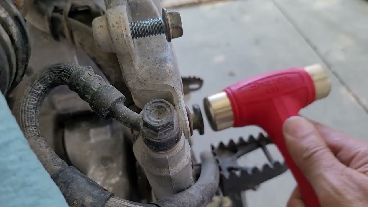 How to DIY Swing Arm Pivot Bolt Install Honda CR250R