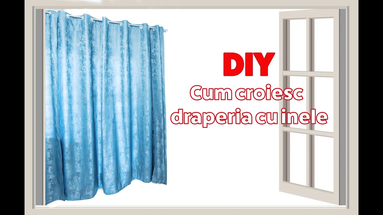 DIY,  Cum croiesc draperia cu inele